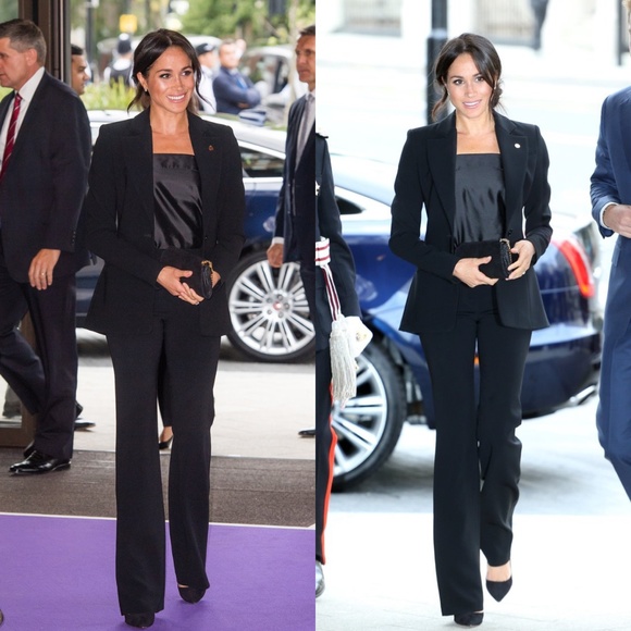 Altuzarra Black Boot Cut Pants ASO Meghan Markle - Picture 4 of 10